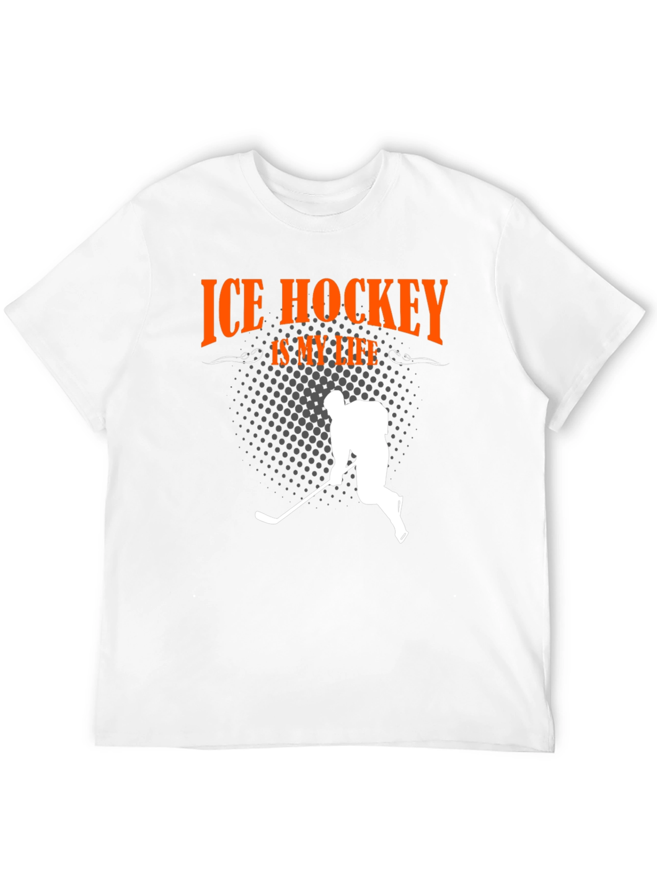 Ice Hockey Is My Life Graphic Tee