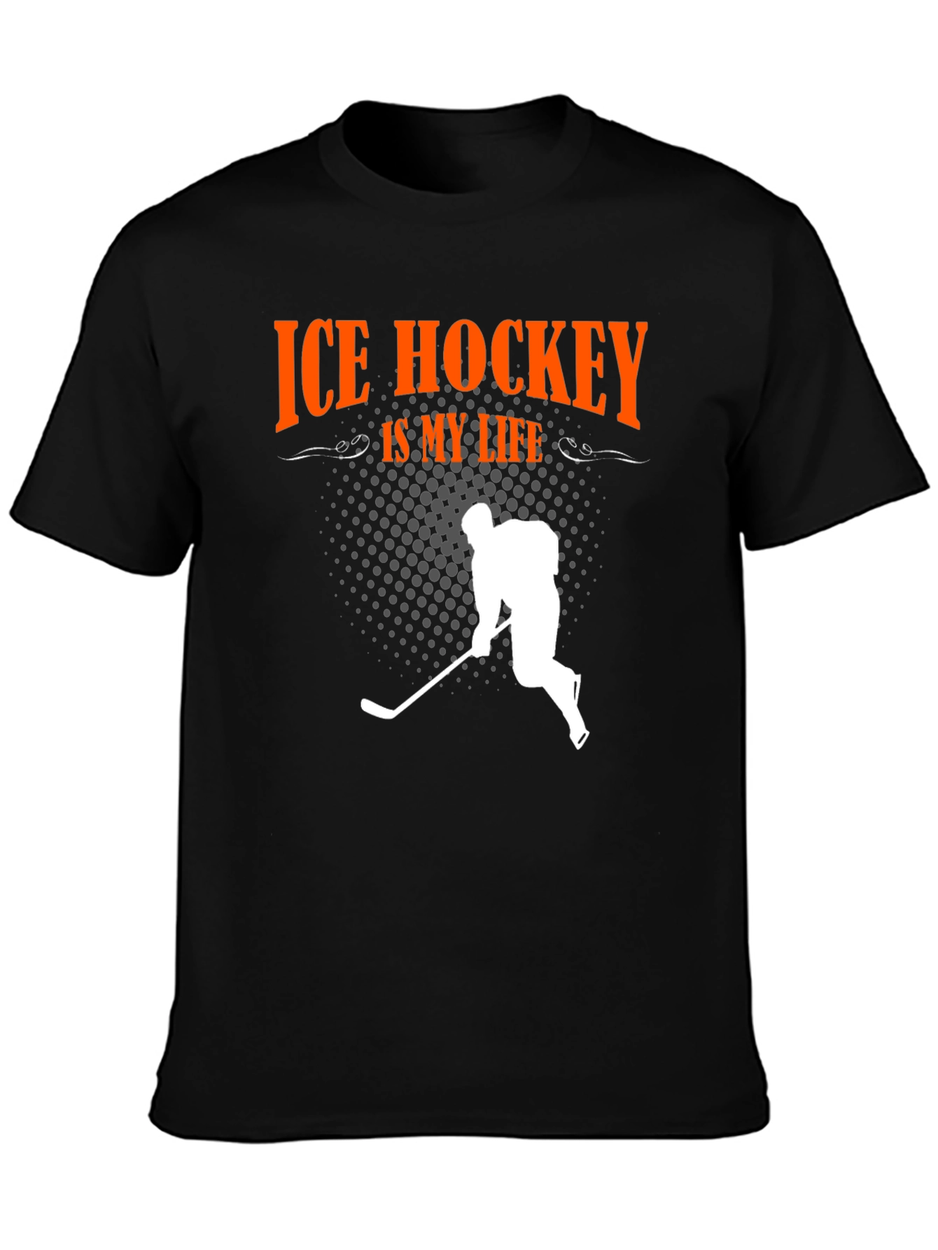 Ice Hockey Is My Life Graphic Tee