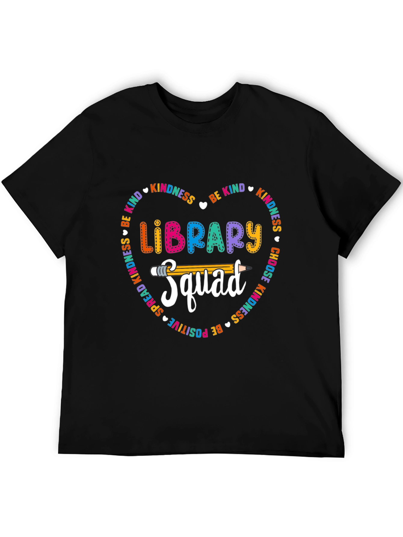 Library Squad T-Shirt - Kindness & Positivity