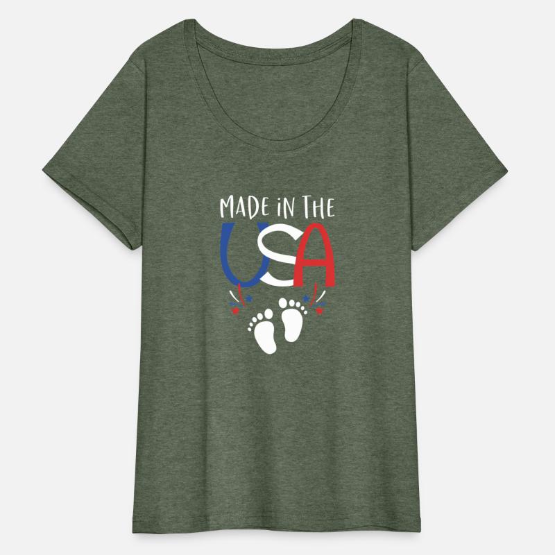 Made In The Usa Patriotic 4Th Of July Pregnancy