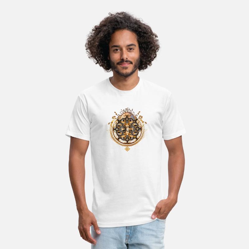 magic amulet with golden snakes symbol