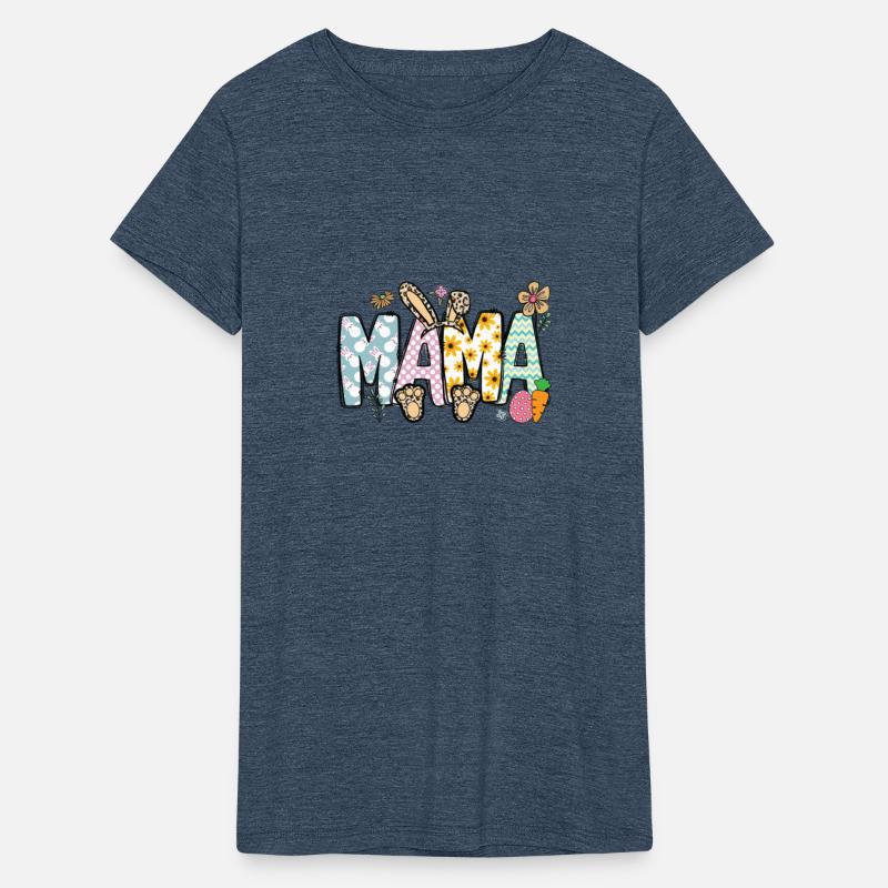 Mama Bunny Easter Vibes Doodle Lettered