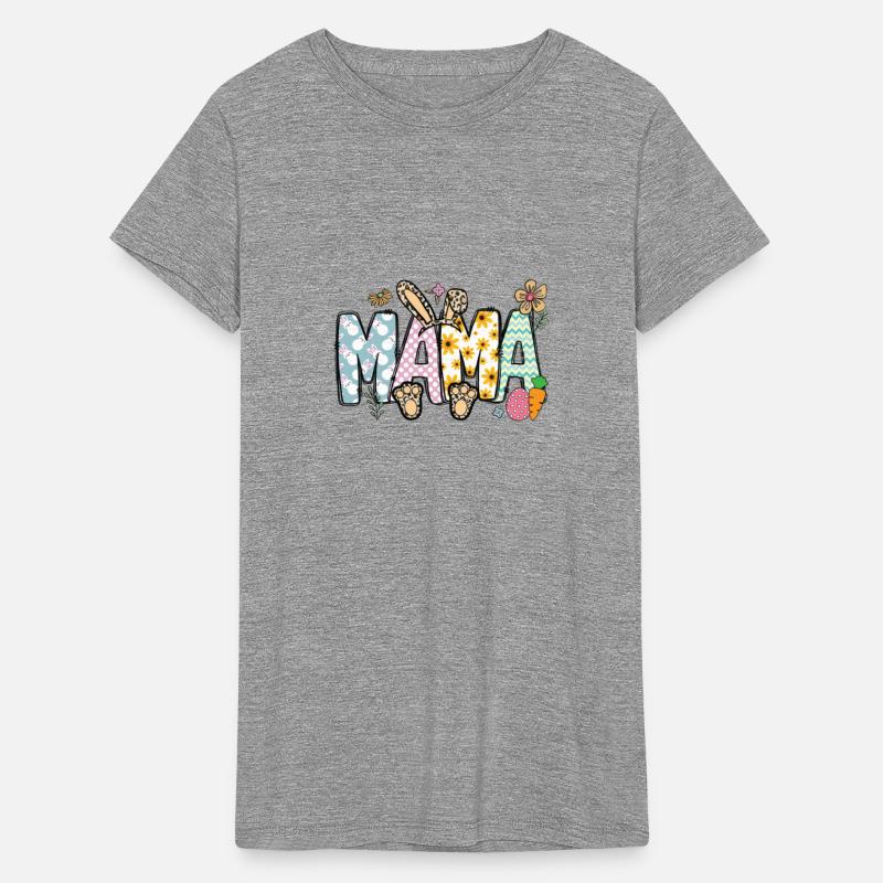Mama Bunny Easter Vibes Doodle Lettered