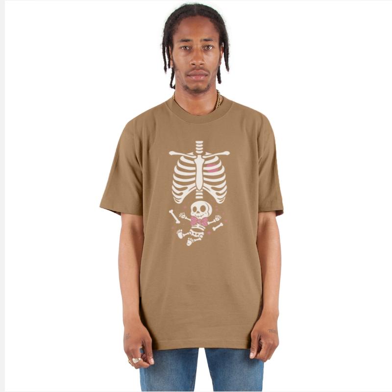 Maternity Skeleton Baby Girl Monster Halloween Fun