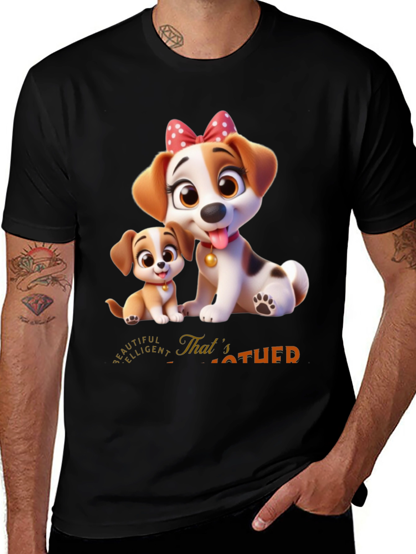 Cute Dog Mom T-Shirt - Thats My Mother