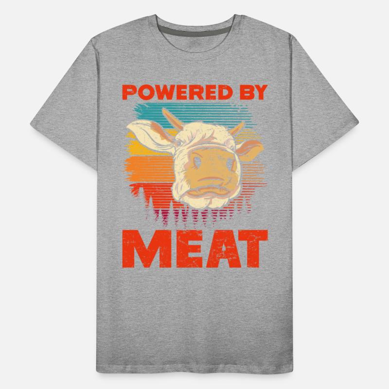 Meat Eaters POWERED BY MEAT Meat Lover Funny