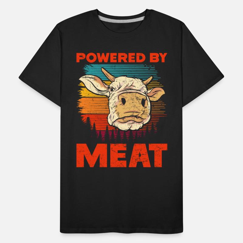Meat Eaters POWERED BY MEAT Meat Lover Funny