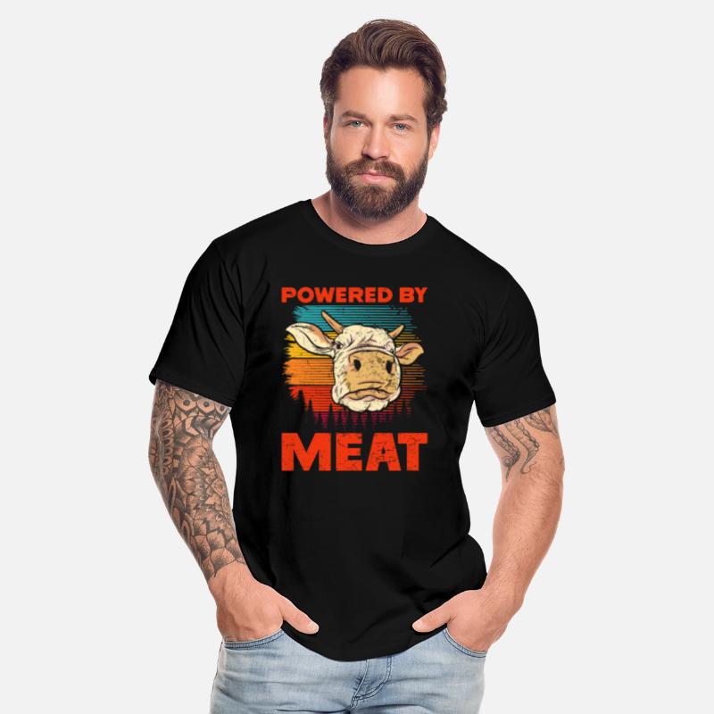 Meat Eaters POWERED BY MEAT Meat Lover Funny