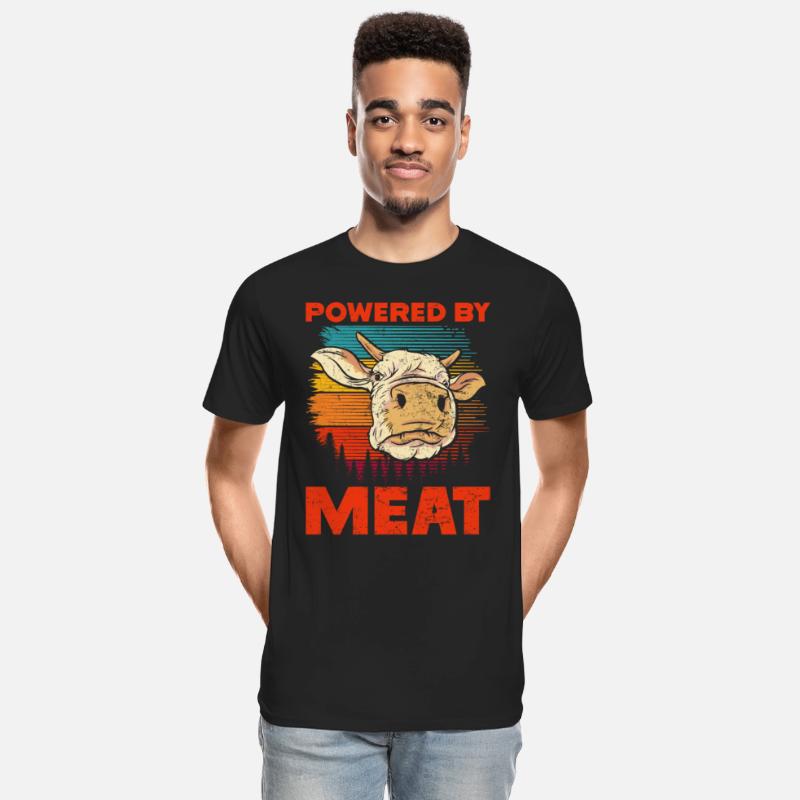 Meat Eaters POWERED BY MEAT Meat Lover Funny