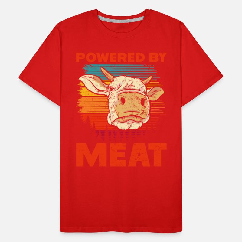 Meat Eaters POWERED BY MEAT Meat Lover Funny