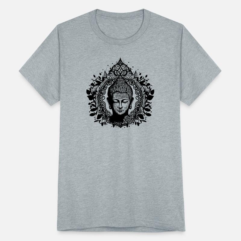 Meditating Buddha Lotus Flower Spirit Portrait