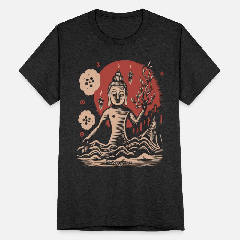 Meditating Buddha & Tree of Life