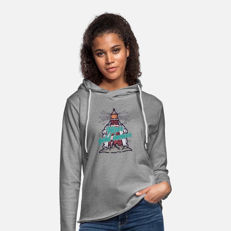 MEER GEHT IMMER Nordsee Saying Gift Lighthouse