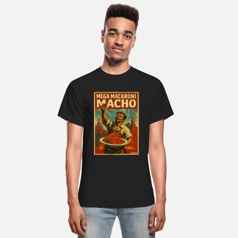 Mega Macaroni Macho – Pasta Power Pose