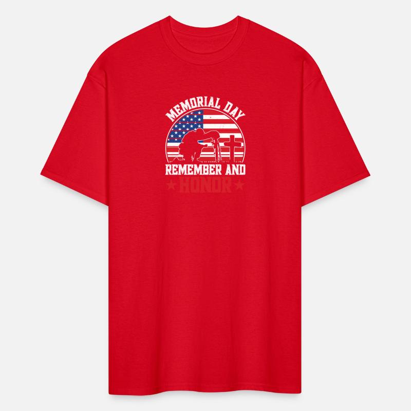 Memorial Day Remember & Honor USA Patriotic Design