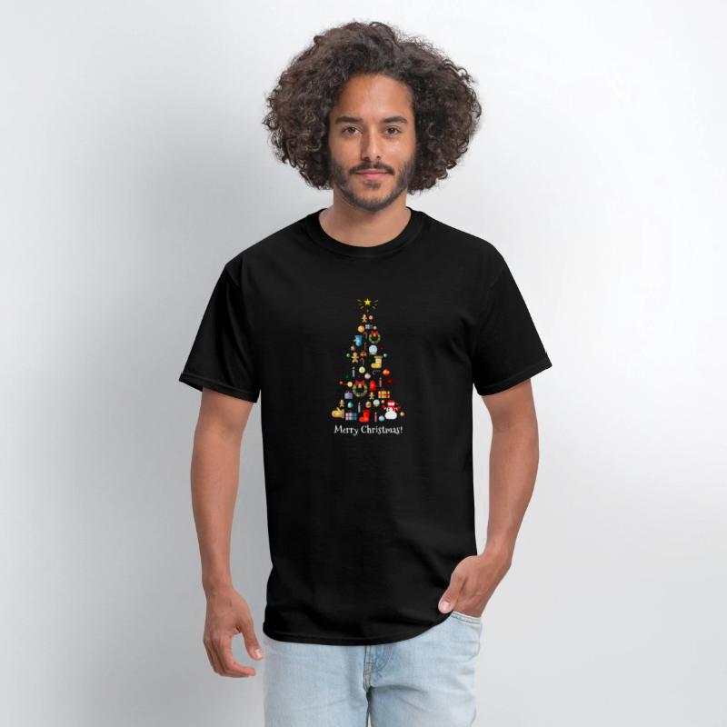 Merry Tree With Symbols Of