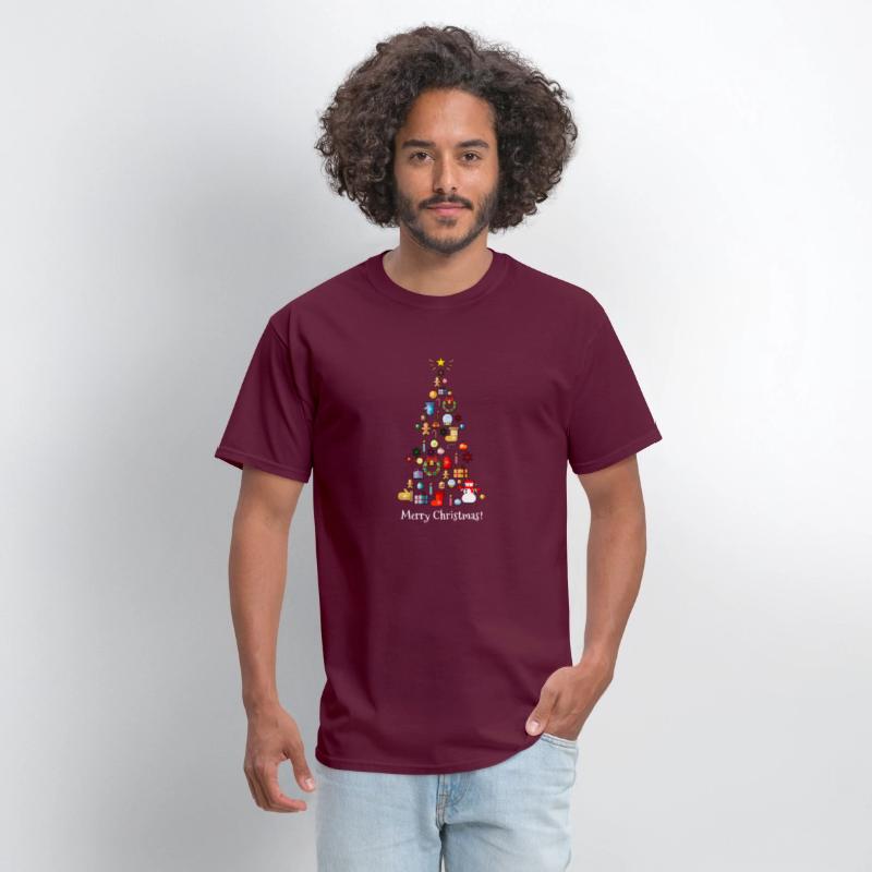Merry Tree With Symbols Of