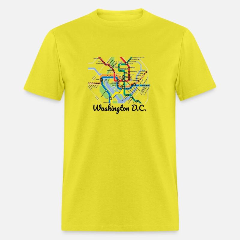 Metro Map Of Washington Dc City Rail Transit