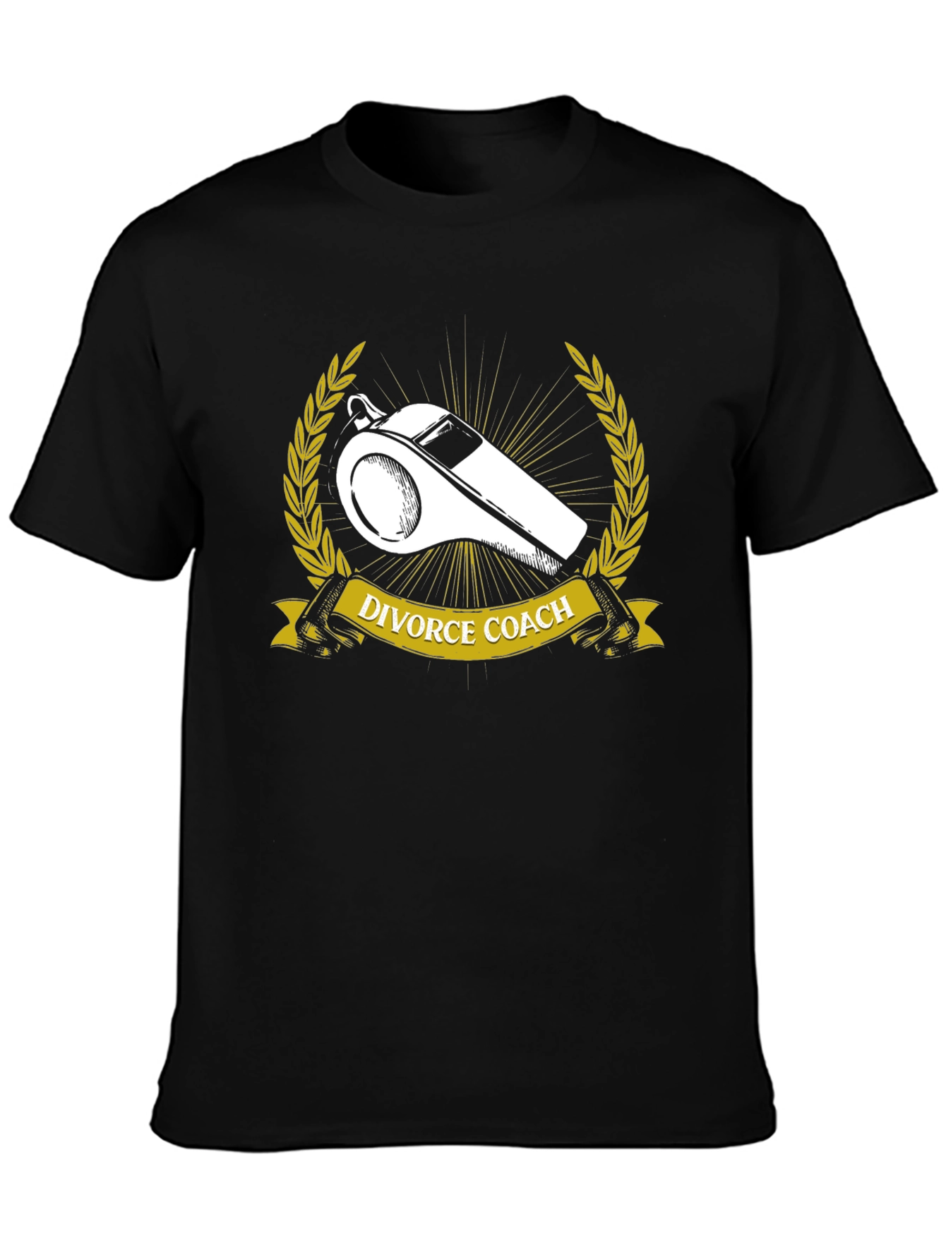 Divorce Coach T-Shirt - Whistle Design