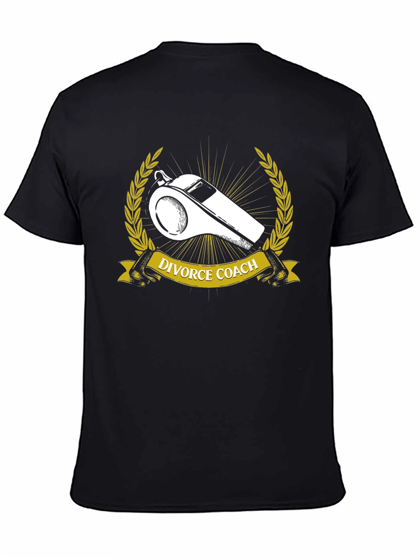Divorce Coach T-Shirt - Whistle Design