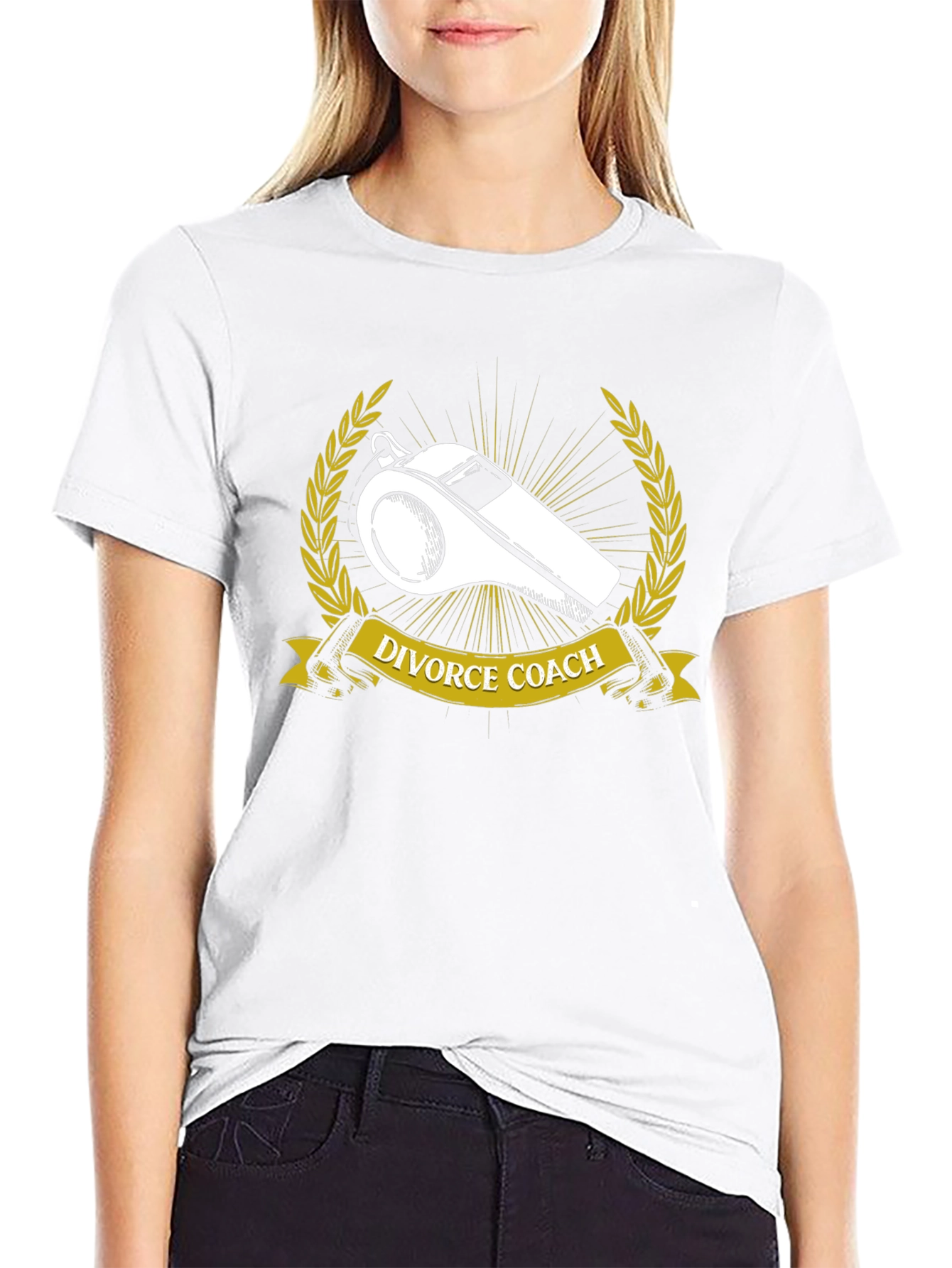 Divorce Coach T-Shirt - Whistle Design