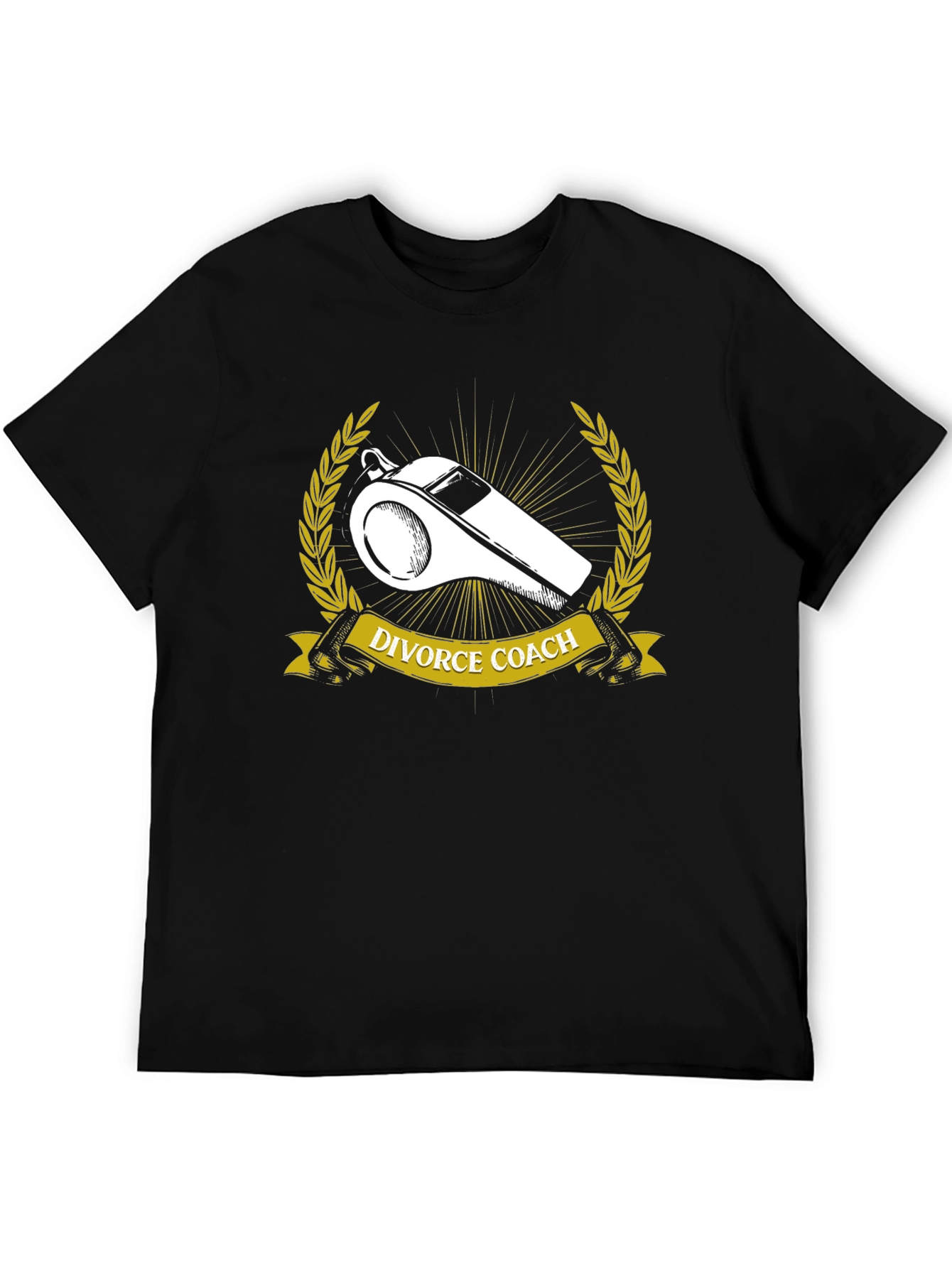 Divorce Coach T-Shirt - Whistle Design