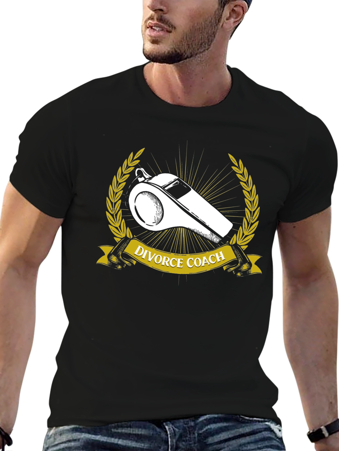 Divorce Coach T-Shirt - Whistle Design
