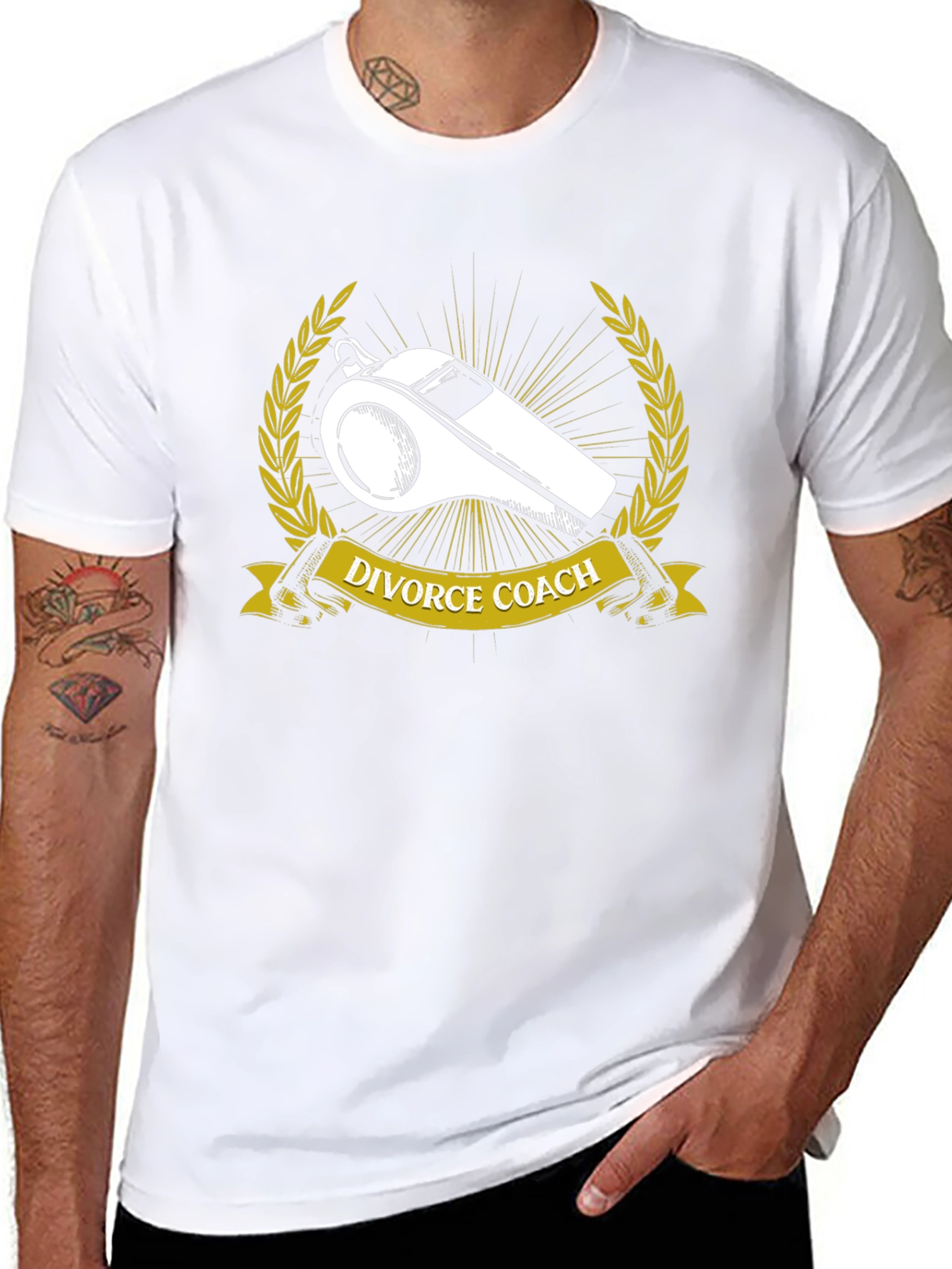 Divorce Coach T-Shirt - Whistle Design