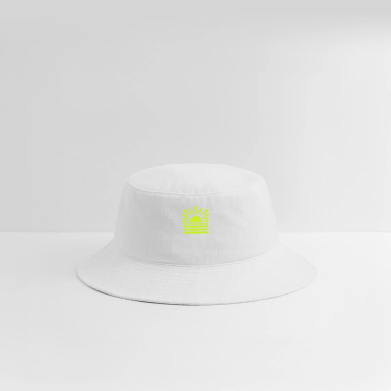 Minimalist Illustration of Rising Sun and Water