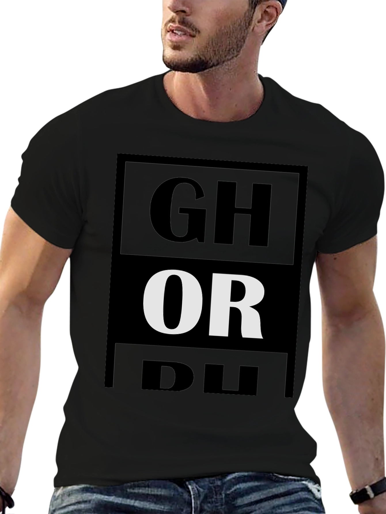 Ghormley T-Shirt - Black Graphic Tee