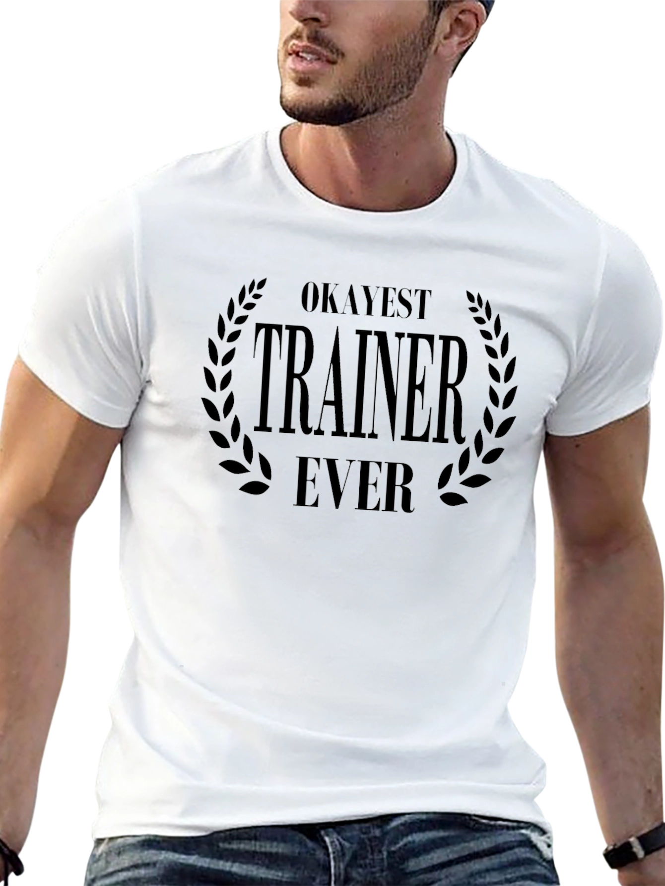 Okayest Trainer Ever Black T-Shirt