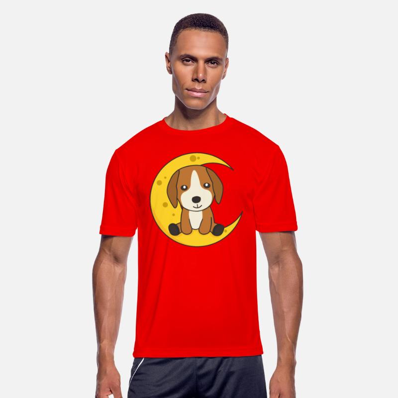 Moon Beagle Cute Animals For Kids At Night