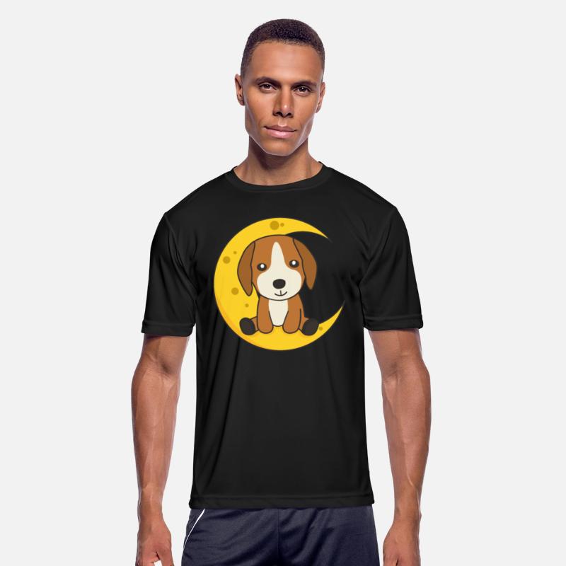 Moon Beagle Cute Animals For Kids At Night