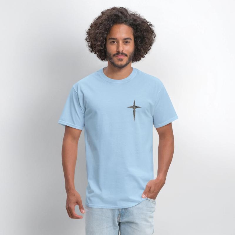 Moral Compass Cross Rust