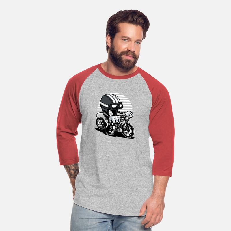 Motorcycle with Cartoon Helmet