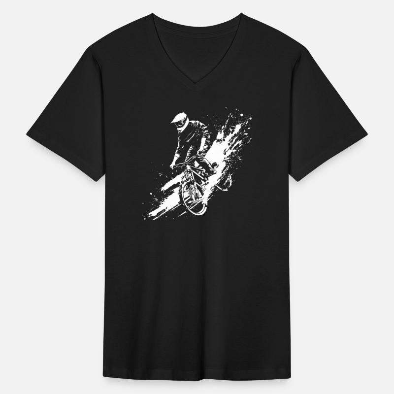 Mountain Bike Cyclist Illustration