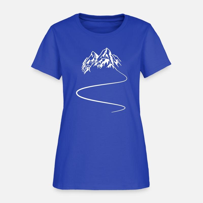 Mountains hiking trail - Curves