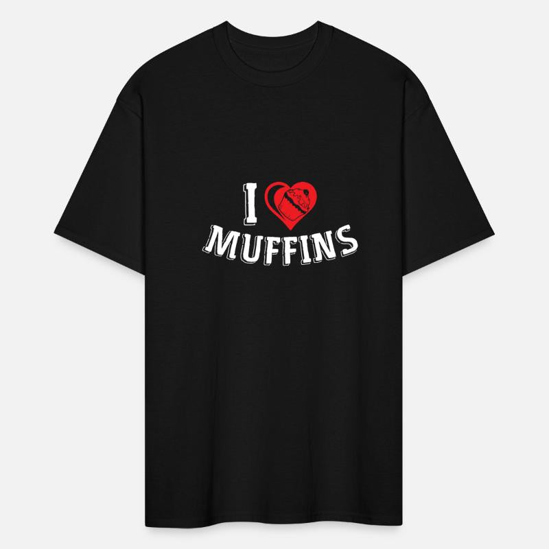 Muffins Love Heart Batter Baked Goods Food Brunch