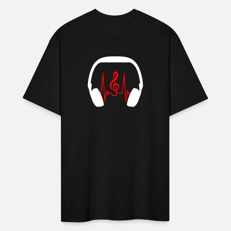 Music Clef Note Headphones Sound Loud Pulse ECG