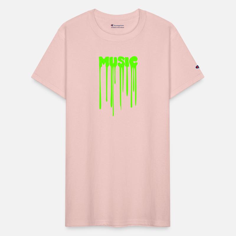 Music Quote Party Green Slime Graffiti Spray