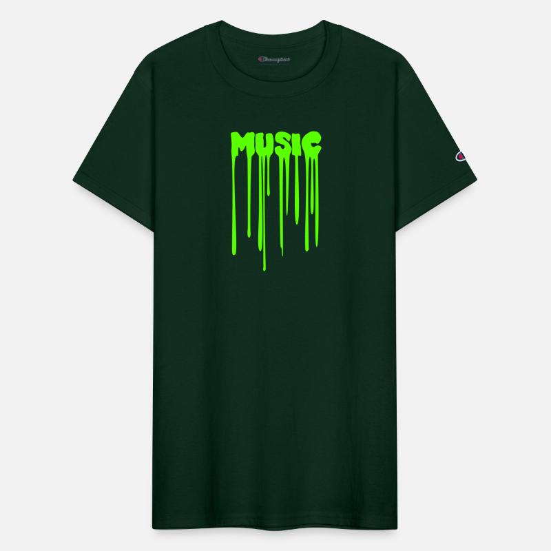 Music Quote Party Green Slime Graffiti Spray