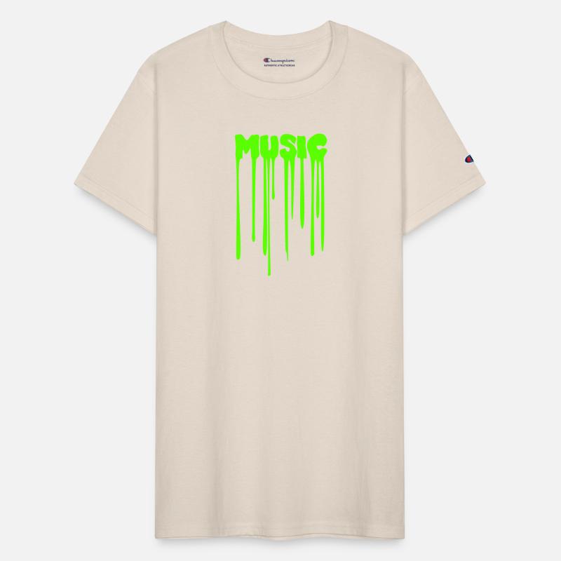 Music Quote Party Green Slime Graffiti Spray