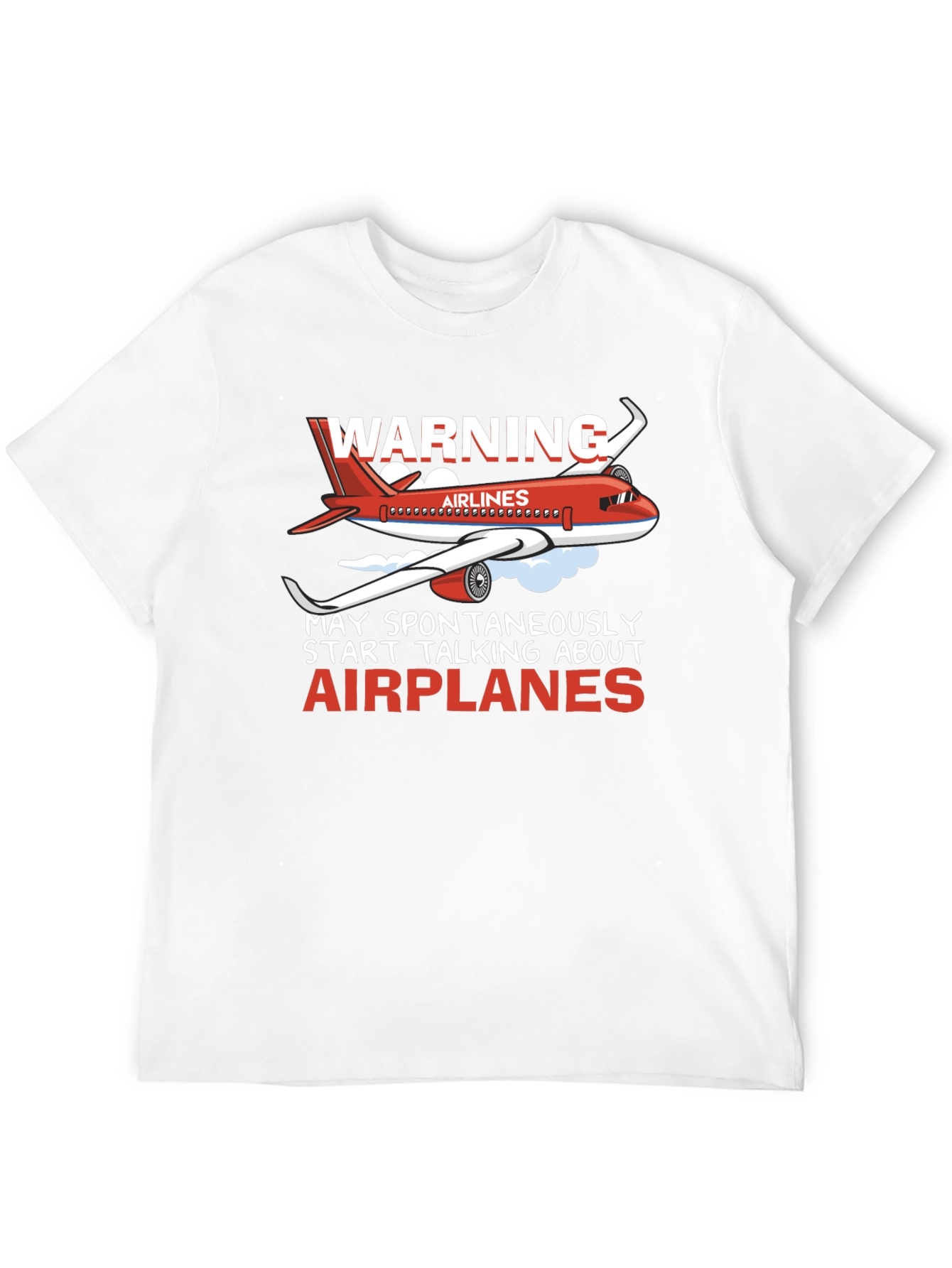 Warning Airplanes T-Shirt