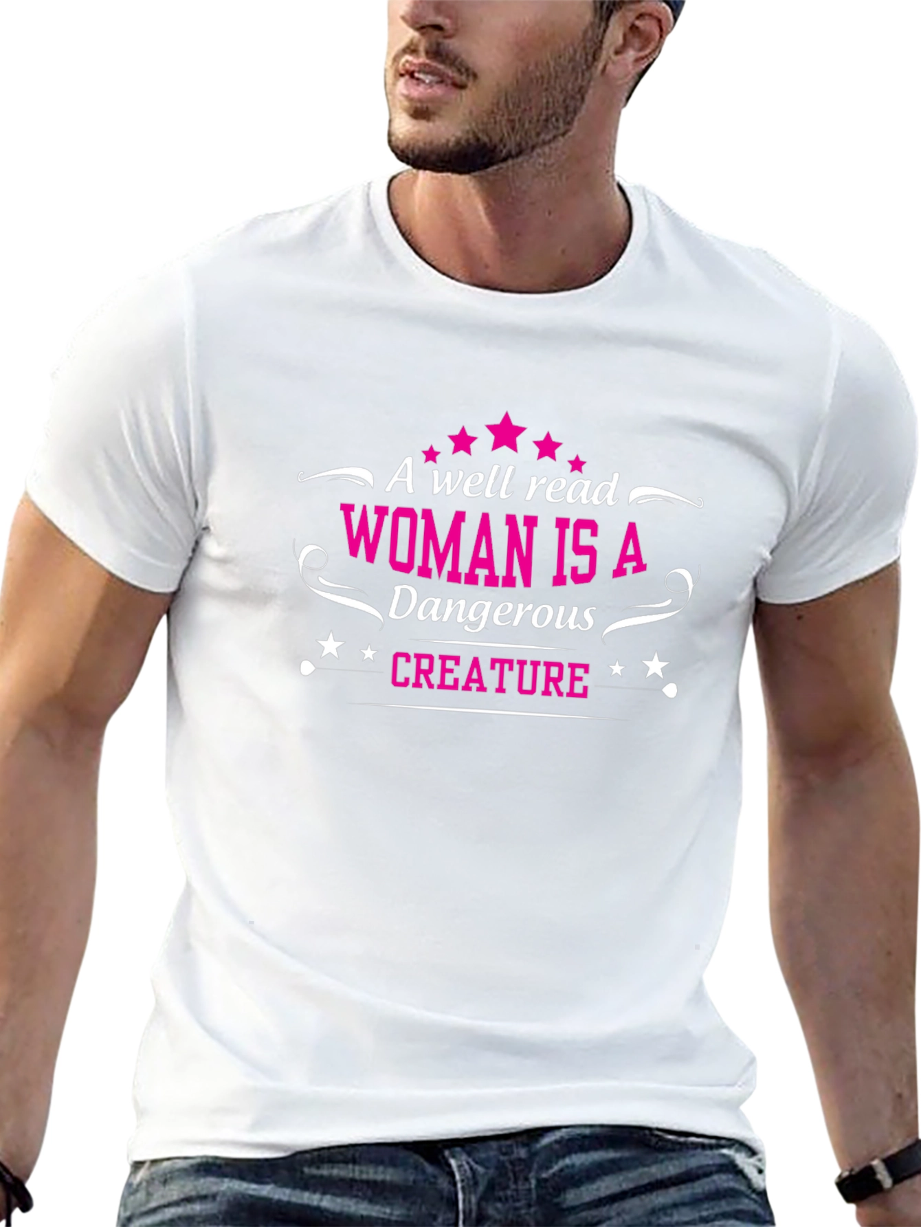 Well Read Woman T-Shirt - Dangerous Creature Tee