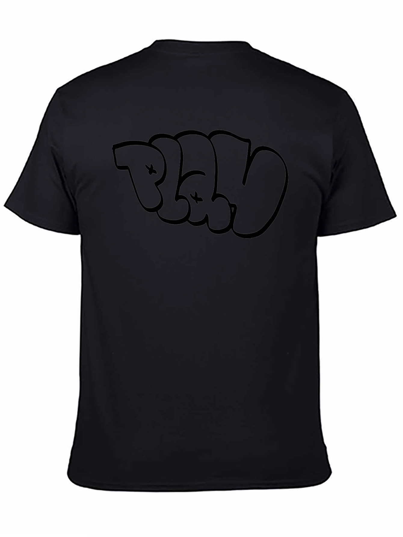Bold Graphic Black T-Shirt