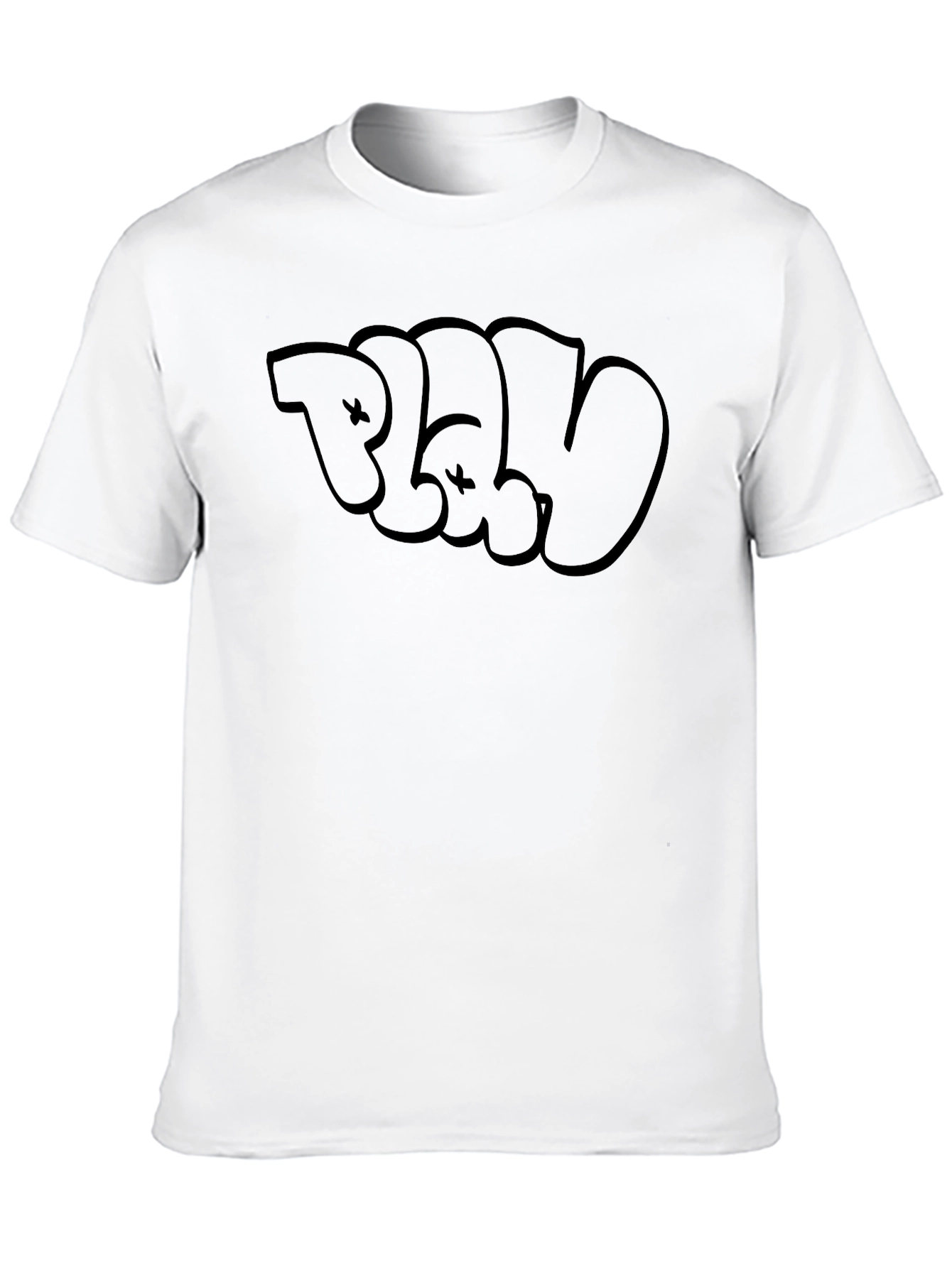 Bold Graphic Black T-Shirt