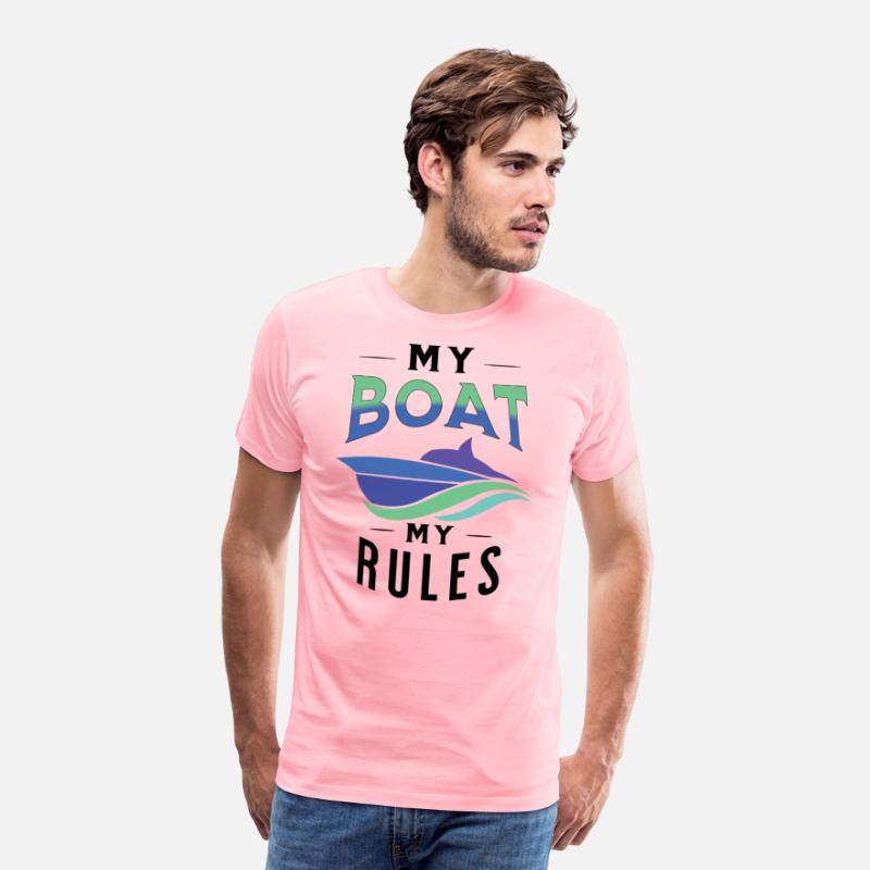 My boat my rules nice t-shirt motorboat driver