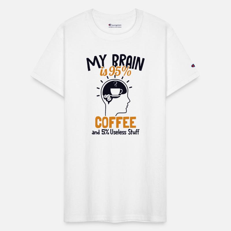 My Brain is 95% Coffee Queen Latte Art Barista