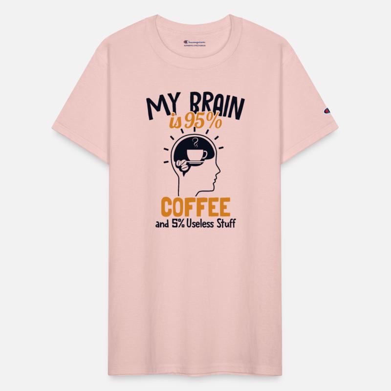 My Brain is 95% Coffee Queen Latte Art Barista