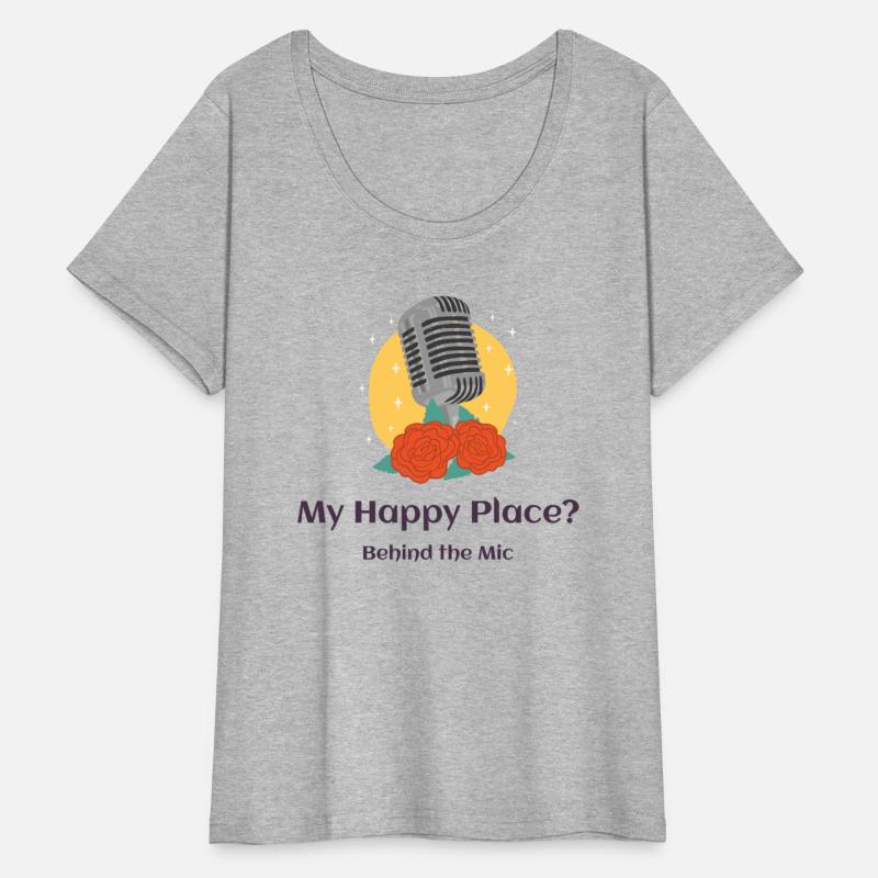 My Happy Place Behind The Mic Funny Music